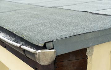 repair or replace Dishes flat roofing?