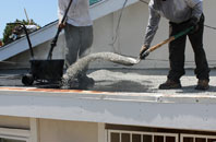 Dishes flat roofing repair